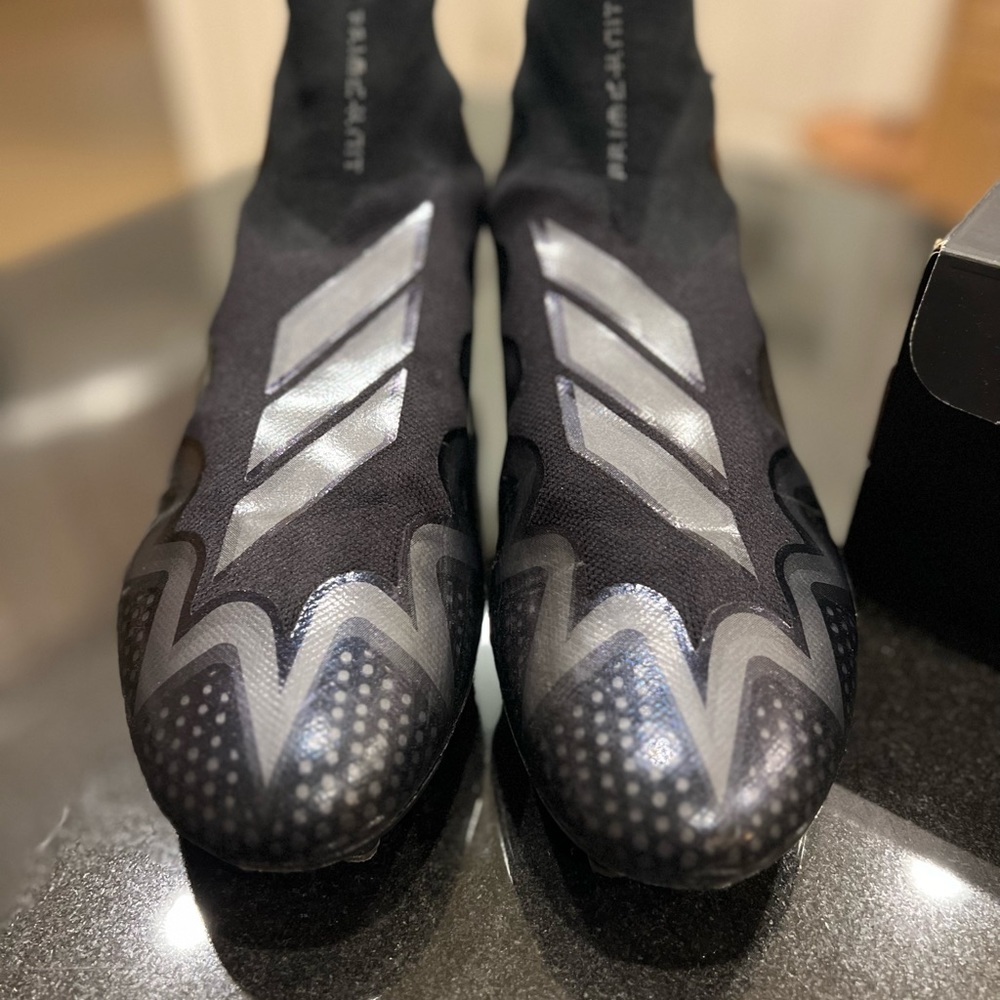 Mens Adidas Freak Ultra 22 Black Night Metallic Football Cleats 12 Box Included - Picture 9 of 11